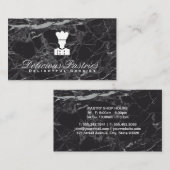 zwart marmer | Executive Chef Culinair Visitekaartje (Voorkant / Achterkant)