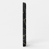 Zwart marmer Gold Geometric Glam #1 Case-Mate iPhone Case (Achterkant/links)