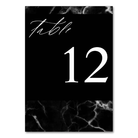 Zwart marmer kaart (Achterkant)