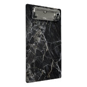 Zwart marmer-miniknembord mini klembord (Schuin)
