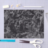 Zwart Marmer Tissuepapier (Craft)