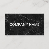  zwart marmer visitekaartje (Achterkant)