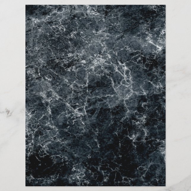 Zwart marmer-witboek (Voorkant)