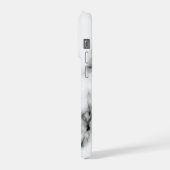 Zwart marmeren ontwerp iPhone hoesje 15 Pro Case (Linkerkant)