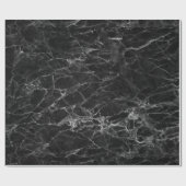 Zwart marmeren steen met grijs cadeaupapier (Vlak)