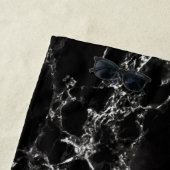 Zwart marmeren strandlaken (In situ)