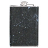 Zwart marmerpatroon heupfles (Achterkant)