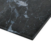 Zwart marmerpatroon snijplank (Hoek)