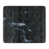 Zwart marmerpatroon snijplank (Voorkant)