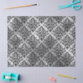 Zwart masker en zilver loskoppelen tissuepapier (Craft)