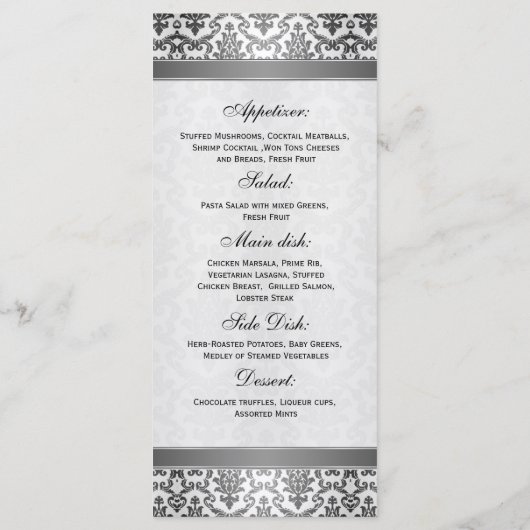 Zwart masker in zilvergrijs menu (Achterkant)