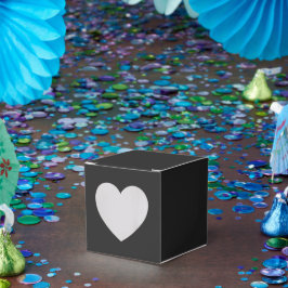 Zwart Mat Hart Cadeau Doos Perfect voor Bruiloften Bedankdoosjes