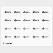 Zwart Mazda RX-7 Roterende Motor Stickers (Vel)