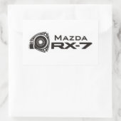 Zwart Mazda RX-7 Roterende Motor Stickers (Tas)