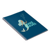 Zwart Meermin Journal Notitieboek (Rechterzijde)
