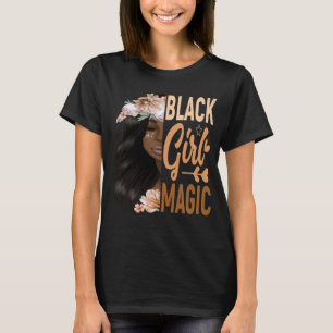 ZWART MEISJE DAT MAGISCH IS T-SHIRT
