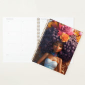 Zwart meisje magie melanine bruine huid meisjes bl planner (Display)