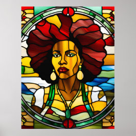 Zwart meisje magie melanine sista koningin vrouwen poster