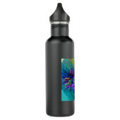 Zwart Meisje Pasen Magic Bruin Huid Meisjes Blauw  Waterfles (Links)