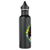 Zwart Meisje Pasen Magic Bruin Huid Meisjes Lente  Waterfles (Links)