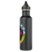 Zwart Meisje Pasen Magic Bruin Huid Meisjes Lente  Waterfles (Rechts)