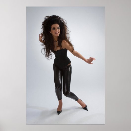 Zwart meisje poster (Voorkant)