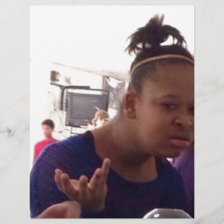 Zwart meisje wat meme