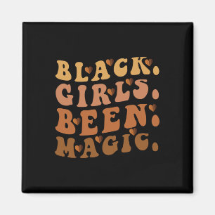 Zwart Meisjes Been Magic Melanin Afro Amerikaanse Magneet