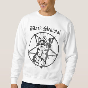 Zwart Meowtal Sweatshirt