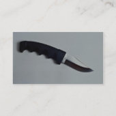 Zwart mes visitekaartje (Achterkant)