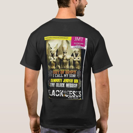 ZWART MESSIAH JMT Basic Donker T-shirt (Achterkant)