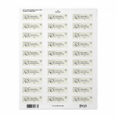 Zwart met de hand getekende Doodle Afstudeerhoed C Etiket (Full Sheet)