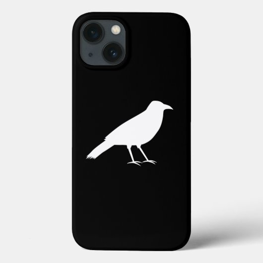 Zwart met een witte rij. Case-Mate iPhone case (Achterkant)