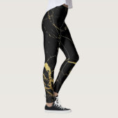 Zwart met Gold Foil-Leggings Leggings (Rechts)