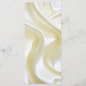 Zwart met Goud op Champagne Zijde Menu (Achterkant)