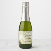 Zwart met Goud op Mousserende Wijnzijde Sparkling Wijnetiket (Voorkant)