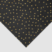 Zwart met gouden glitters tissuepapier (Detail)
