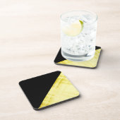 Zwart met goudpanelen bier onderzetter (Rechterzijde)