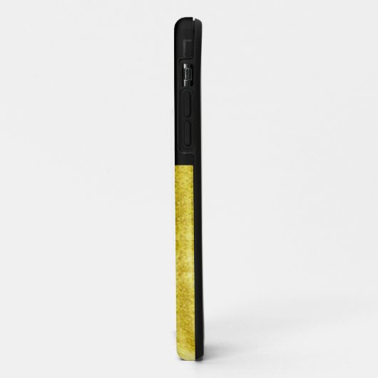 Zwart met goudpanelen Case-Mate iPhone case (Achterkant/links)