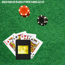 Zwart met goudpanelen - II