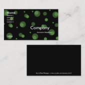 Zwart met Groen Stip Visitekaartje (Voorkant / Achterkant)