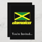 Zwart met Jamaica-vlag Kaart (Voorkant / Achterkant)