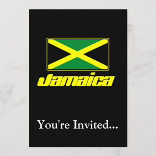 Zwart met Jamaica-vlag Kaart