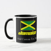 Zwart met Jamaica-vlag Mok (Links)