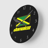 Zwart met Jamaica-vlag Ronde Klok (Hoek)