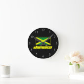Zwart met Jamaica-vlag Ronde Klok (Huis)