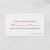 Zwart met kleurrijke appels Het visitekaartje van  (Achterkant)