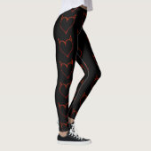 Zwart met Leggings van het Rode Hart (Rechts)