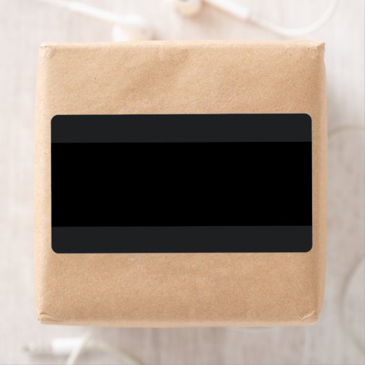 Zwart met lichtere randen blanco etiket (Insitu)