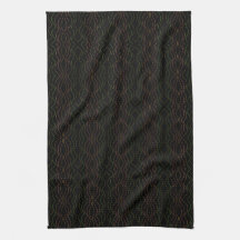 Zwart met modern design patterned